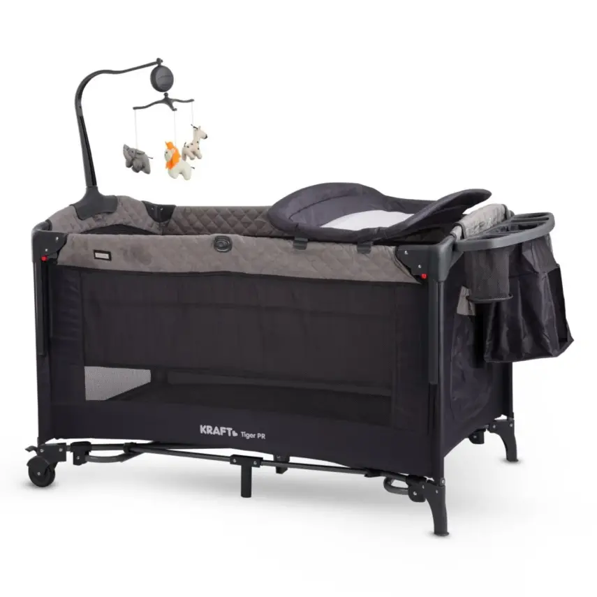 Kraft Tiger Pr Anne Yanı Oyun Parkı 70x120 cm Light Grey - 6