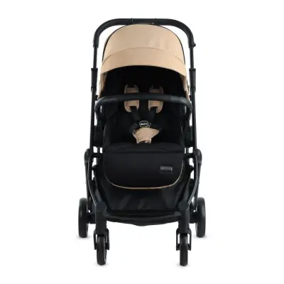 Kraft Viva I-Size Çift Yönlü Tek Elle Katlanabilir Travel Sistem Bebek Arabası Beige - 7