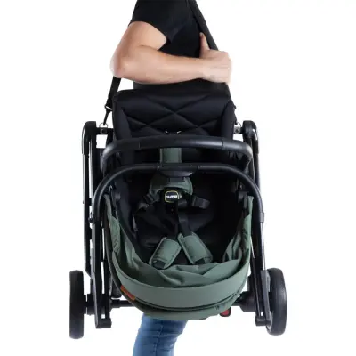 Kraft Viva I-Size Çift Yönlü Tek Elle Katlanabilir Travel Sistem Bebek Arabası Beige - 21