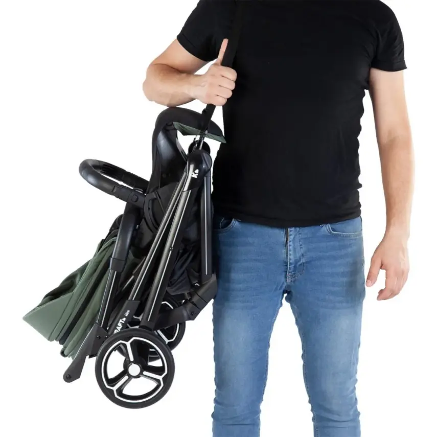 Kraft Viva I-Size Çift Yönlü Tek Elle Katlanabilir Travel Sistem Bebek Arabası Beige - 24