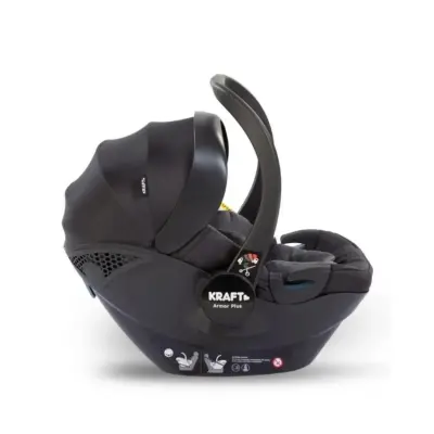 Kraft Viva I-Size Çift Yönlü Tek Elle Katlanabilir Travel Sistem Bebek Arabası Beige - 6