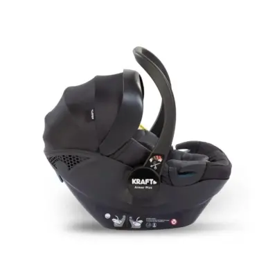 Kraft Viva I-Size Çift Yönlü Tek Elle Katlanabilir Travel Sistem Bebek Arabası Green - 22