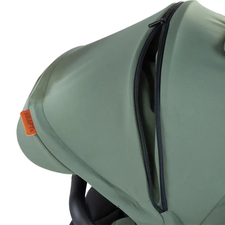 Kraft Viva I-Size Çift Yönlü Tek Elle Katlanabilir Travel Sistem Bebek Arabası Green - 26