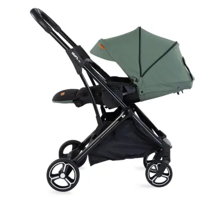 Kraft Viva I-Size Çift Yönlü Tek Elle Katlanabilir Travel Sistem Bebek Arabası Green - 21
