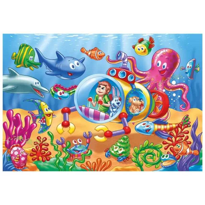 KS Games Little Submarine Jumbo Puzzle 12 Parça - 2