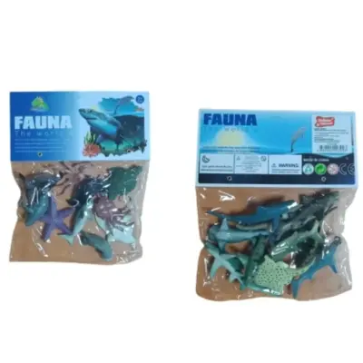 Küçük Deniz Hayvanları 10'lu PVC