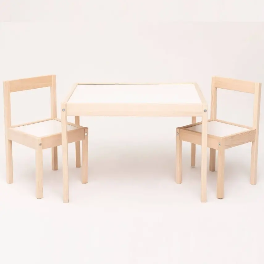 Kukka Ahşap Masa Sandalye Seti - 1