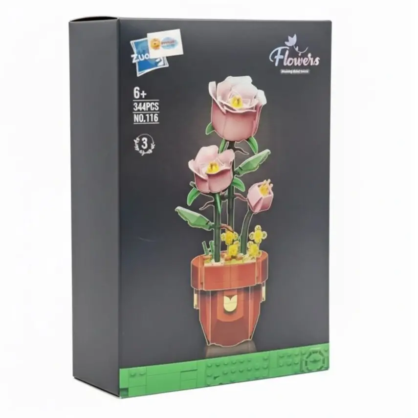 Kutuda Saksılı Lego Çiçekler - 2