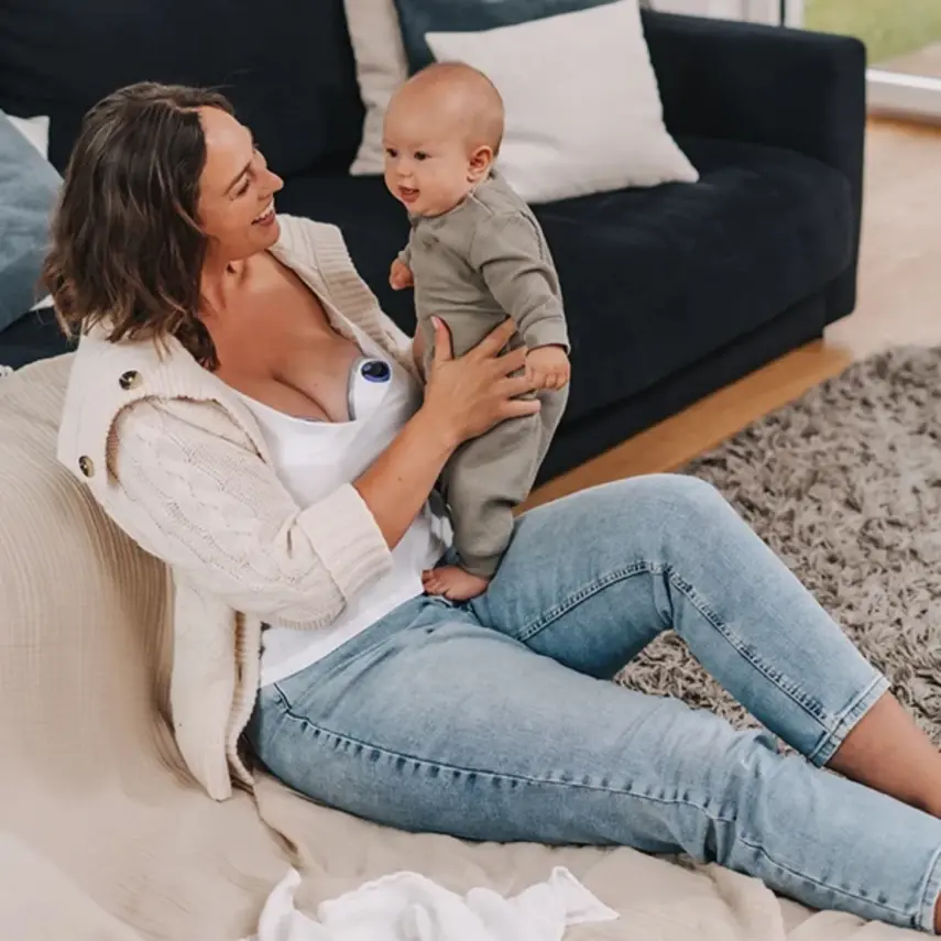 Lansinoh Giyilebilir Çiftli Göğüs Süt Sağma Pompası - 9