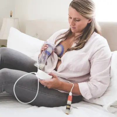 Lansinoh Kompakt Tekli Elektrikli Göğüs Pompası+ Süt Saklama Poşeti 50li - 7