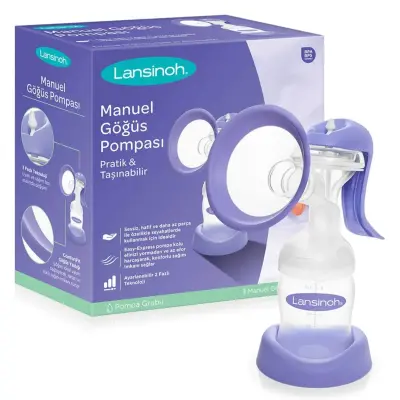 Lansinoh Manuel Göğüs Pompası + Süt Saklama Poşeti 50li - 2