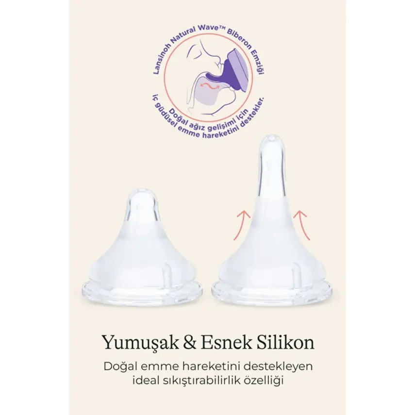 Lansinoh NaturalWave Nipple XS Biberon Emzigi - 4