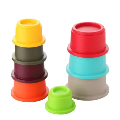 LC Eğitici Renkli Yuvarlak Kaplar