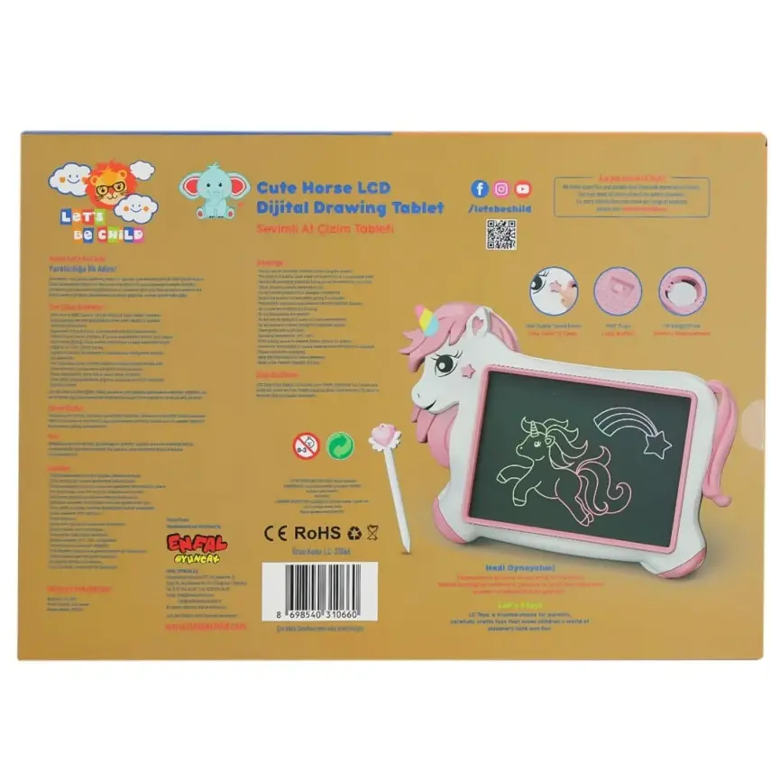 LC Sevimli At Çizim Tableti 10 İnç - 2