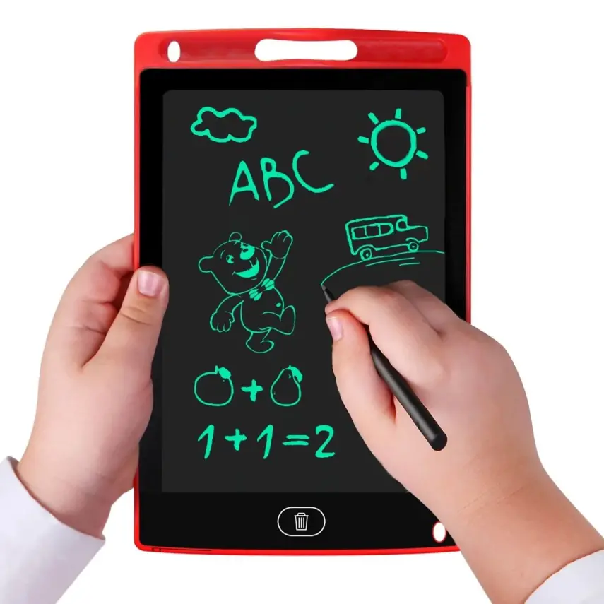 LCD Dijital Çizim Tableti 8.5'' Kırmızı - 1