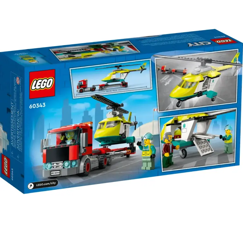 LEGO City Kurtarma Helikopteri Nakliyesi 60343 - 8
