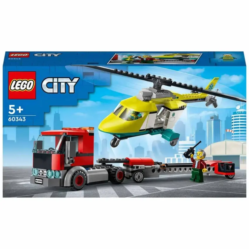 LEGO City Kurtarma Helikopteri Nakliyesi 60343 - 1