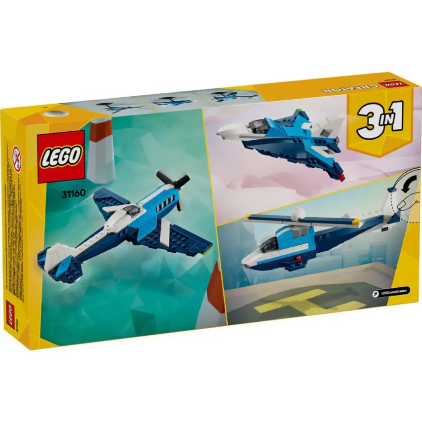 LEGO Creator 3’ü 1 Arada Uçak: Yarış Uçağı 31160 - 5