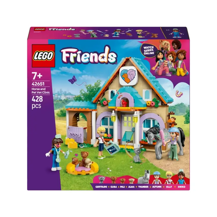 LEGO Friends At ve Evcil Hayvan Veteriner Kliniği 42651  - 1