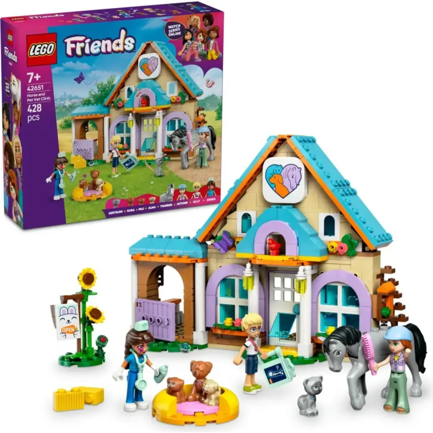 LEGO Friends At ve Evcil Hayvan Veteriner Kliniği 42651  - 9