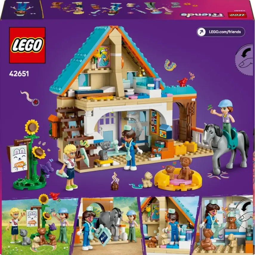 LEGO Friends At ve Evcil Hayvan Veteriner Kliniği 42651  - 6
