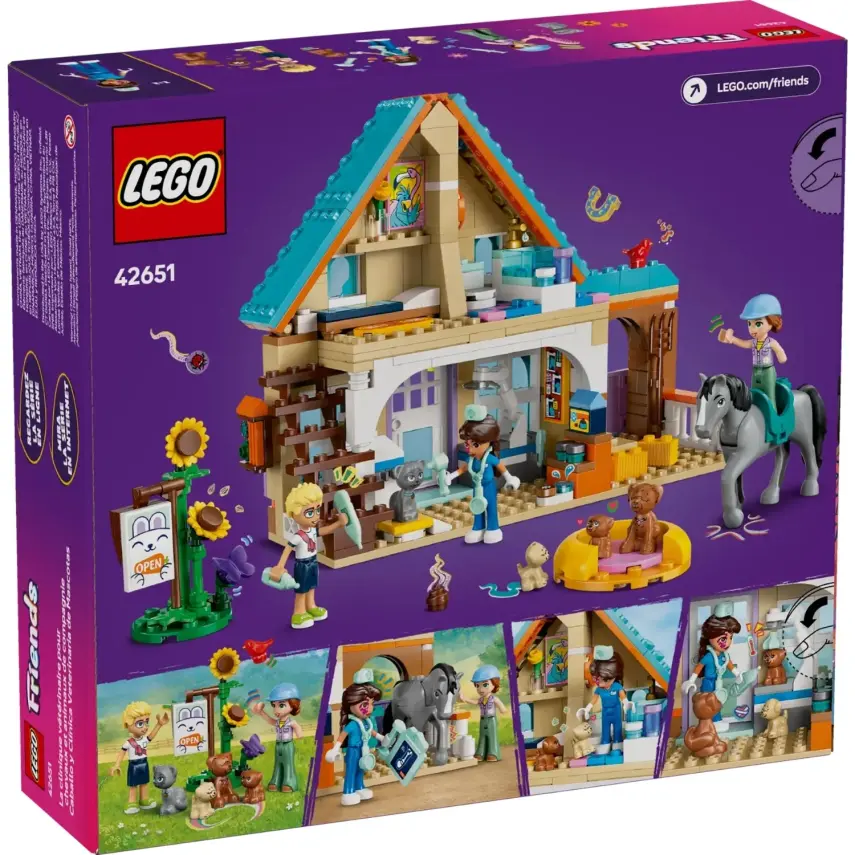 LEGO Friends At ve Evcil Hayvan Veteriner Kliniği 42651  - 3