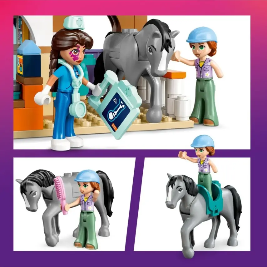 LEGO Friends At ve Evcil Hayvan Veteriner Kliniği 42651  - 8