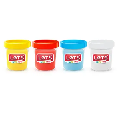 Lets 4 Renk Oyun Hamuru 460 Gr L8440 - 3