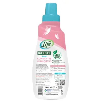 Life by Fakir Baby %100 Bitkisel Konsantre Yumuşatıcı 1500 ml  - 3