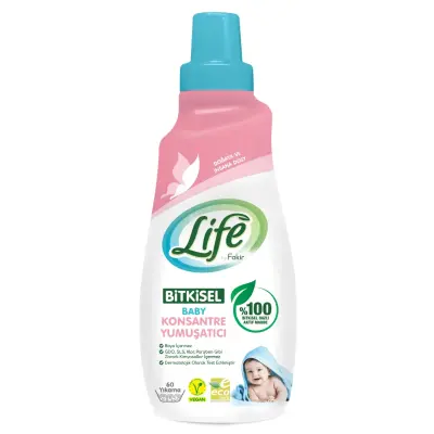 Life by Fakir Baby %100 Bitkisel Konsantre Yumuşatıcı 1500 ml  - 1
