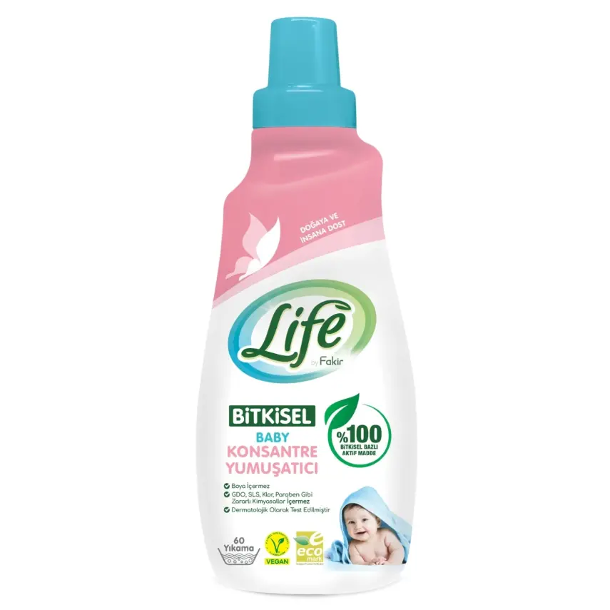 Life by Fakir Baby %100 Bitkisel Konsantre Yumuşatıcı 1500 ml  - 2