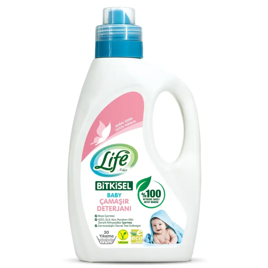 Life by Fakir Baby Bitkisel Bazlı Sıvı Çamaşır Deterjanı 1500 ml - 1