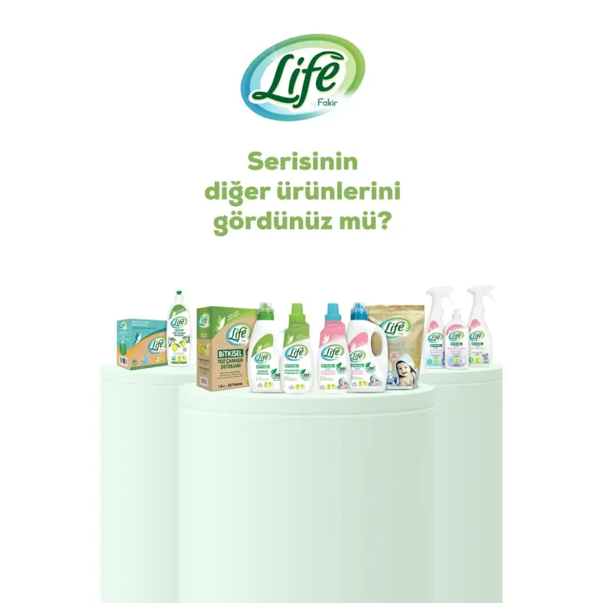 Life by Fakir Baby Bitkisel Bazlı Sıvı Çamaşır Deterjanı 1500 ml - 17