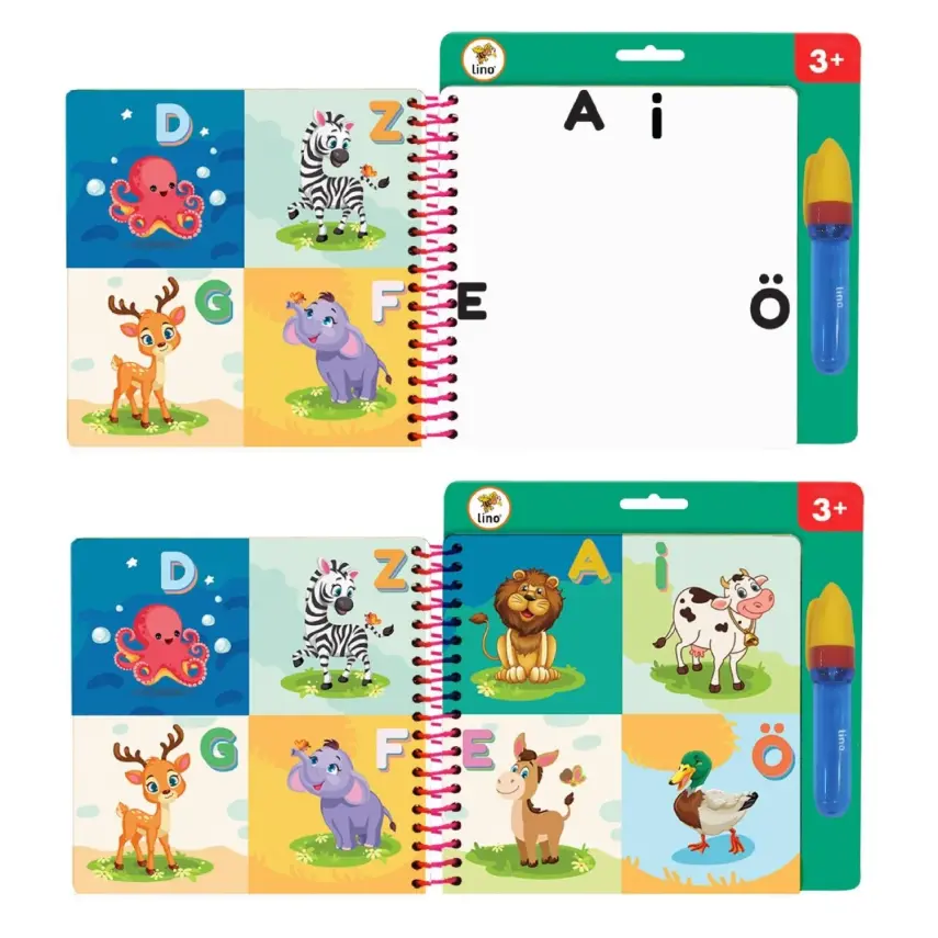 Lino Aqua Sihirli Boyama Kitabı Eğlenelim, Öğrenelim - 2