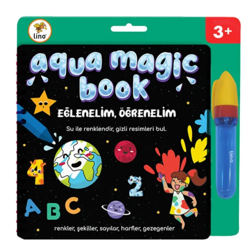 Lino Aqua Sihirli Boyama Kitabı Eğlenelim, Öğrenelim - 1