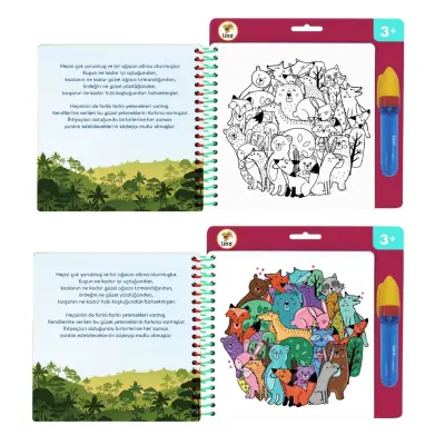 Lino Aqua Sihirli Boyama Kitabı Mandala - 2