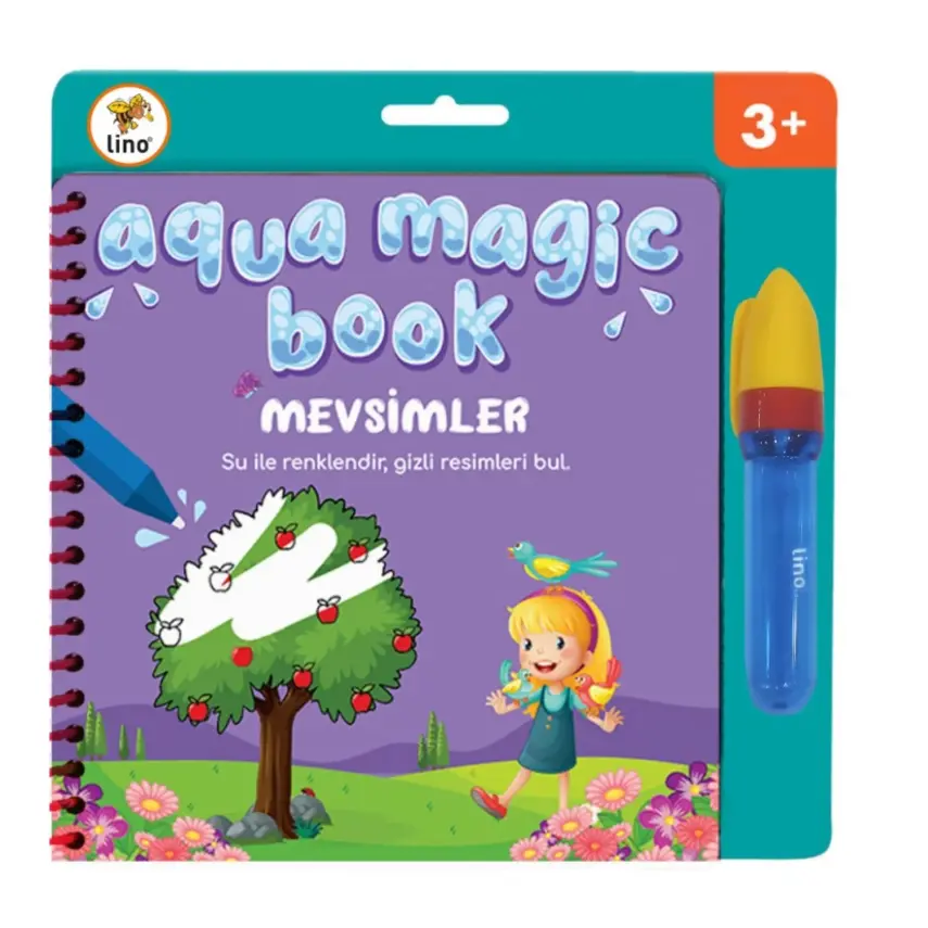 Lino Aqua Sihirli Boyama Kitabı Mevsimler - 1