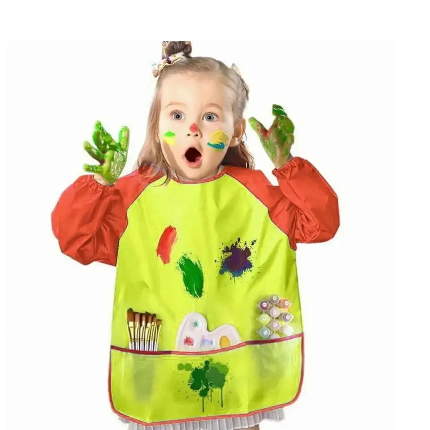 Lino Boyama Önlüğü 6-8 Yaş Su Geçirmez - 2