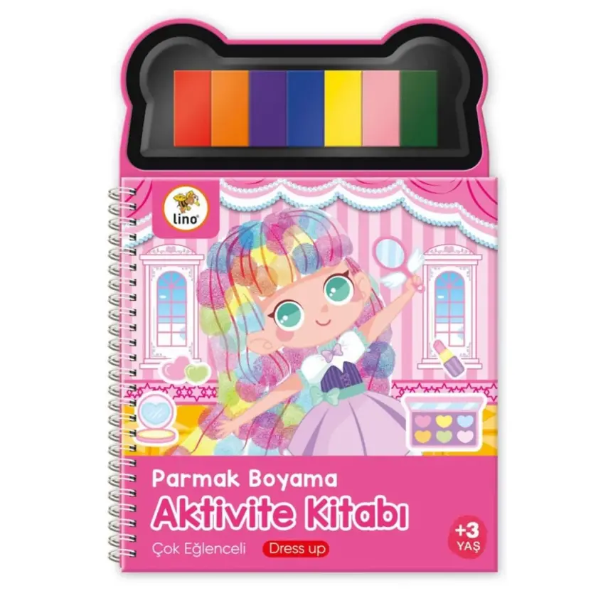 Lino Parmak Boyama Aktivite Kitabı Dress Up - 1
