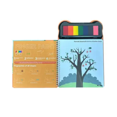 Lino Parmak Boyama Aktivite Kitabı Hayvanlar - 3