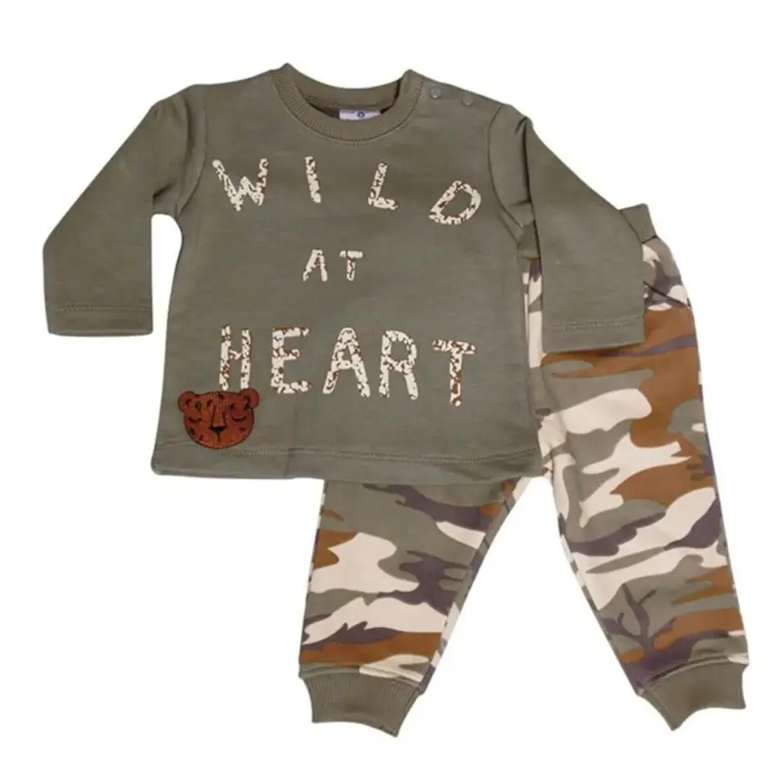Luggi Baby Erkek 2li Takım Kamuflaj - 1