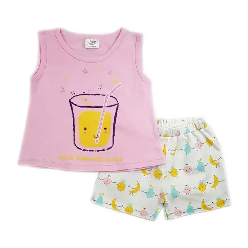 Luggi Baby Unisex 2li Takım Şortlu - 1