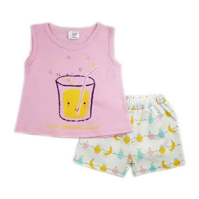 Luggi Baby Unisex 2li Takım Şortlu - 4