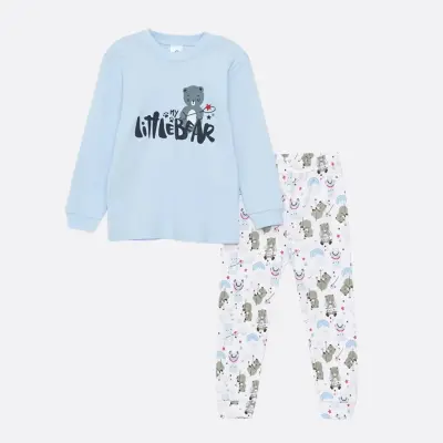 Luggi Baby Unisex Pijama Takımı Little Bear