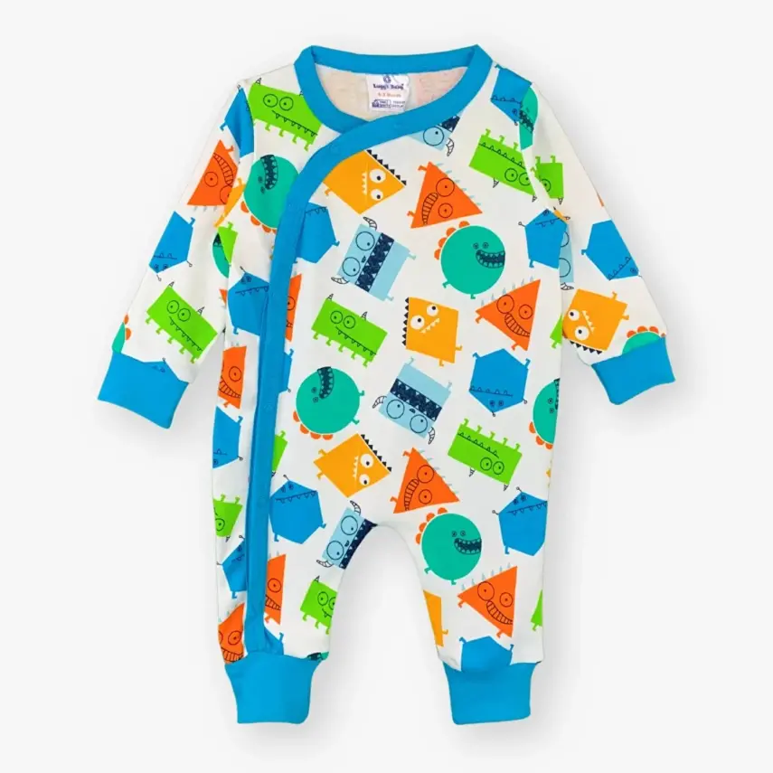 Luggi Baby Unisex Tulum Monster - 1