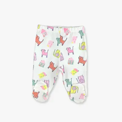 Luggi Baby Unisex Zıbın Takımı 3lü Kedi - 3