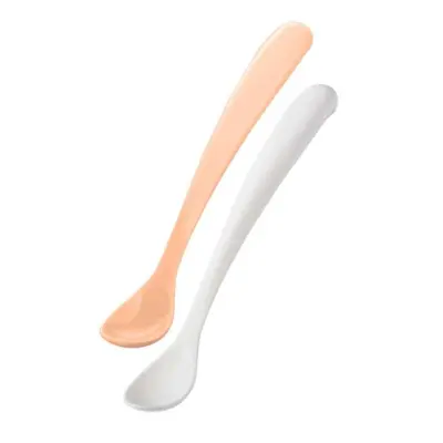 Mamajoo Beslenme Kaşığı&Saklama Kutusu Beyaz/Powder Blush 2li 