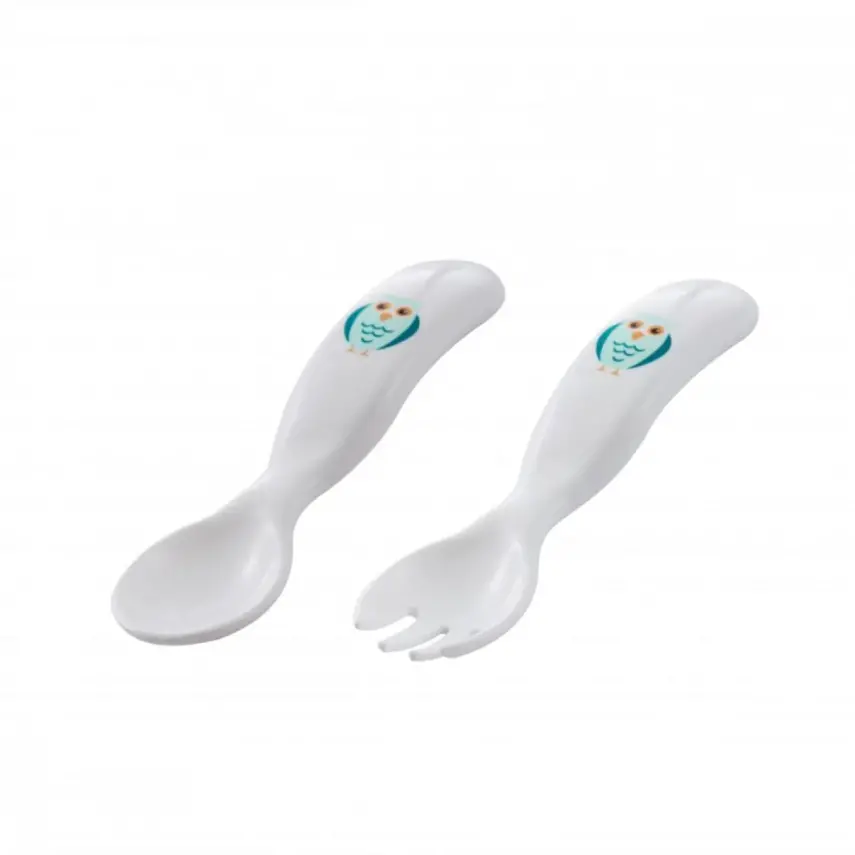 Mamajoo Çatal Kaşık Seti Baykuş - 1