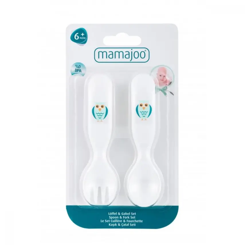 Mamajoo Çatal Kaşık Seti Baykuş - 2