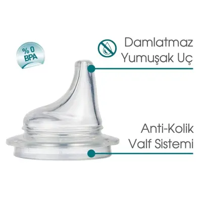 Mamajoo Kulplu Eğitici Bardak 160 ml Mavi - 2